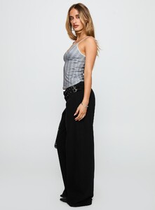 SaskiaJ - PrPolly - Baccarat Belted Denim Pant Black-7 - 3-Model-Saskia-Us2.jpg