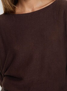 SaskiaJ - PrPolly - Bellamie Long Sleeve Mini Dress Chocolate-7 - 5-Model-Saskia-Us2.jpg