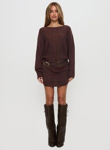 SaskiaJ - PrPolly - Bellamie Long Sleeve Mini Dress Chocolate-7 - 6-Model-Saskia-Us2.jpg