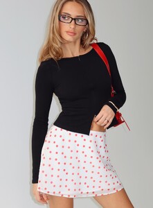 SaskiaJ - PrPolly - Dapple Bias Mini Skirt White _ Red Polka-8 - 7-Model-Saskia-Us2.jpg