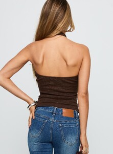 SaskiaJ - PrPolly - Evandar Hardware Detail Halter Top Brown-6 - 4-Model-Saskia-Us2.jpg