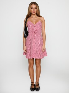 SaskiaJ - PrPolly - Hold Her Ruched Mini Dress Red Gingham-6 - 6-Model-Saskia-Us2.jpg