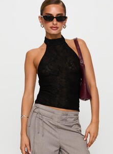 SaskiaJ - PrPolly - Hotter Than Fire Lace Halter Top Black-9 - 1-Model-Saskia-Us2.jpg
