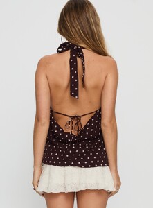 SaskiaJ - PrPolly - Ileanna Plunge Tie Back Top Wine Polka-8 - 4-Model-Saskia-Us2.jpg