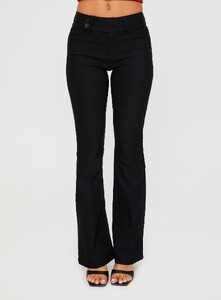 SaskiaJ - PrPolly - Kinkirk Flared Pants Black-15 - 1-Model-Saskia-Us2.jpg