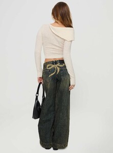 SaskiaJ - PrPolly - Ribbon Stamp Wide Leg Jeans Antique Wash-11 - 4-Model-Saskia-Us2.jpg
