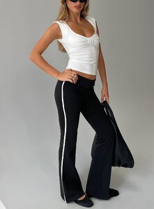 SaskiaJ - PrPolly - Simki Jersey Flare Pants Black-7 - 1.jpg