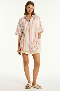 Stas - SLevel - Boho Stripe Aloha Shirt in .jpg