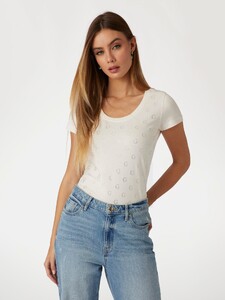 GAuthie - Guess - Rhinestones G logo t-shirt Women-5b - W4BI68J1314-G6K5.jpg