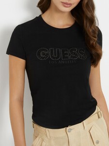 MeikaW - Guess - Sangallo front logo t-shirt Women-5-W4GI14J1314-JBLK-ALT3.jpg
