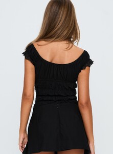 ParisG - PrPolly - Ahead Of Myself Off Shoulder Bodysuit Black-9 - 4-Model-Paris-Us2.jpg