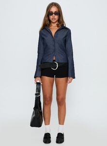 ParisG - PrPolly - Anni Shirt Blue Denim-8 - 6-Model-Paris-Us2.jpg