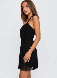 ParisG - PrPolly - Front Page Halter Lace Mini Dress Black-9 - 3-Model-Paris-Us2.jpg