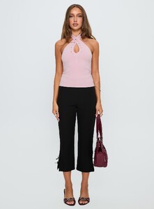 ParisG - PrPolly - Glorious Studded Twist Neck Top Pink-7 - 6-Model-Paris-Us2.jpg