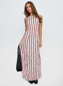 ParisG - PrPolly - Lewisa Maxi Dress Red Stripe-8 - 1-Model-Paris-Us2.jpg