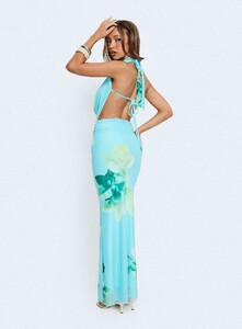 ParisG - PrPolly - Tigress Halter Maxi Dress Blue Floral-8 - 7-Model-Paris-Us2.jpg