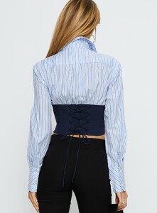 SG - PrPolly - Darvell Corset Shirt Blue-8 - 4-Model-Shelby-Us2.jpg
