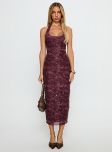 SG - PrPolly - Datari Dress Tonal Paisley Plum-6 - 6-Model-Shelby-Us2.jpg
