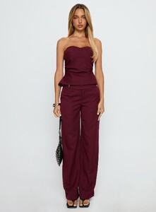SG - PrPolly - Keighly Strapless Draped Top Berry Pinstripe-8 - 6-Model-Shelby-Us2.jpg