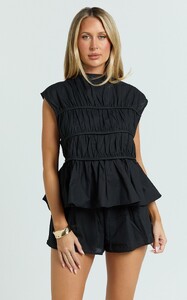 EVenz - Showpo - Alina_Two_Piece_Set_-_Ruched_Detail_Top_and_Short_Pants_Set_in_Black_4.jpg