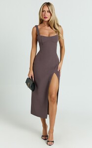 EVenz - Showpo - Aretha_Midi_Dress_-_Square_Neckline_High_Split_Dress_in_Mocha_1.jpg