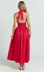 EVenz - Showpo - Belle_Midi_Dress_-_Keyhole_Halter_With_V_Yoke_Dress_in_Red_8.jpg