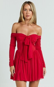 EVenz - Showpo - Bennett_Mini_Dress_-_Off_Shoulder_Long_Sleeve_V_Waist_Dress_in_Red_005.jpg