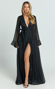 EVenz - Showpo - Dangerous_Woman_Maxi_Dress_-_Plunge_Thigh_Split_Dress_in_Black_005.jpg