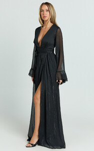 EVenz - Showpo - Dangerous_Woman_Maxi_Dress_-_Plunge_Thigh_Split_Dress_in_Black_007.jpg
