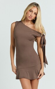 EllaA - Beryl_Mini_Dress_-_Tipped_Tie_Shoulder_Jersey_Fit_and_Flare_Dress_in_Dark_Brown__06.jpg