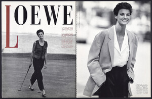 LOEWE FW 1989-1990 4-Page Advertorial Linda Evalgelista Peter Lindbergh_2.JPG