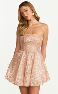 YasminC - Showpo - Hana_Mini_Dress_-_Strapless_Fit_And_Flare_Sequin_Dress_in_Rose_Gold_4.jpg