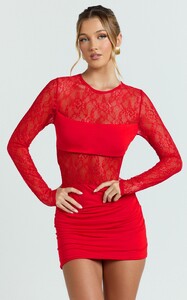 YasminC - Showpo - Imelda_Mini_Dress_-_Contrast_Lace_Long_Sleeve_Ruched_Bodycon_Dress_in_Red_4.jpg