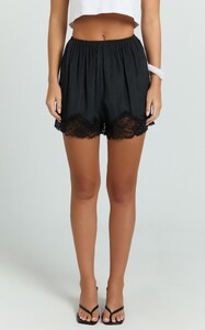 YasminC - Showpo - Ivy_Short_-_Satin_Short_with_Lace_Trim_in_Black_5.jpg
