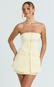 YasminC - Showpo - Monroe_Two_Piece_Set_-_Strapless_Button_Down_Longline_Vest_Top_and_High_Waisted_Mini_Skirt_in_Butter_Yellow_5.jpg