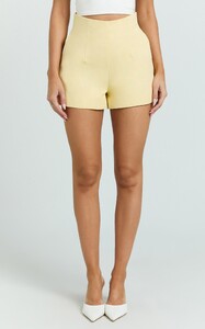 EVenz - Showpo - Harvey_Shorts_-_High_Waisted_Tailored_Shorts_in_Lemon_5.jpg