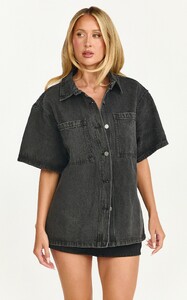 EVenz - Showpo - Iris_Top_-_Oversized_Recycled_Denim_Hardware_Detail_Short_Sleeve_Shirt_in_Black_6.jpg