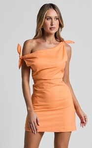 EVenz - Showpo - Jeofina_Mini_Dress_-_Off_The_Shoulder_Linen_Look_Dress_in_Orange_003.jpg