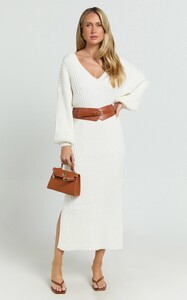 EVenz - Showpo - Kartia_Midi_Dress_-_V_Neck_Knit_Dress_in_Off_White_4.jpg