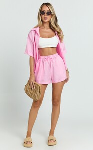 EVenz - Showpo - Ramona_Top_-_Linen_Short_Sleeve_Shirt_in_Pink_002.jpg