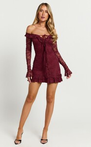 EVenz - Showpo - Theresa_Mini_Dress_-_Off_Shoulder_Tie_Front_Dress_in_Wine__03.jpg