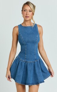 EVenz - Showpo - Vera_Mini_Dress_-_Boat_Neck_Drop_Waist_Fit_And_Flare_Denim_Dress_in_Mid_Blue_Wash_4.jpg