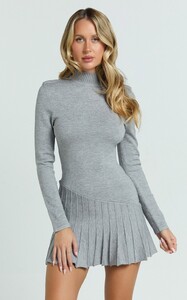 EVenz - Showpo - Zuri_Mini_Dress_-_High_Neck_Long_Sleeve_Drop_Waist_Pleat_Skirt_Knit_Dress_in_Grey_6.jpg