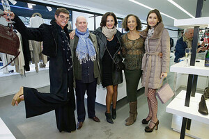 glover-ghione-Chinn-bezamat-Models of the 80s reunion and charity event at Zadig and Voltaire on May 5, 2016 in.jpg